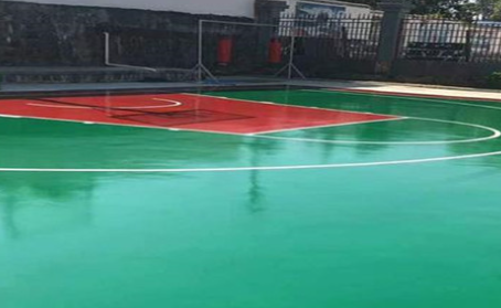 十堰篮球场翻新地面
